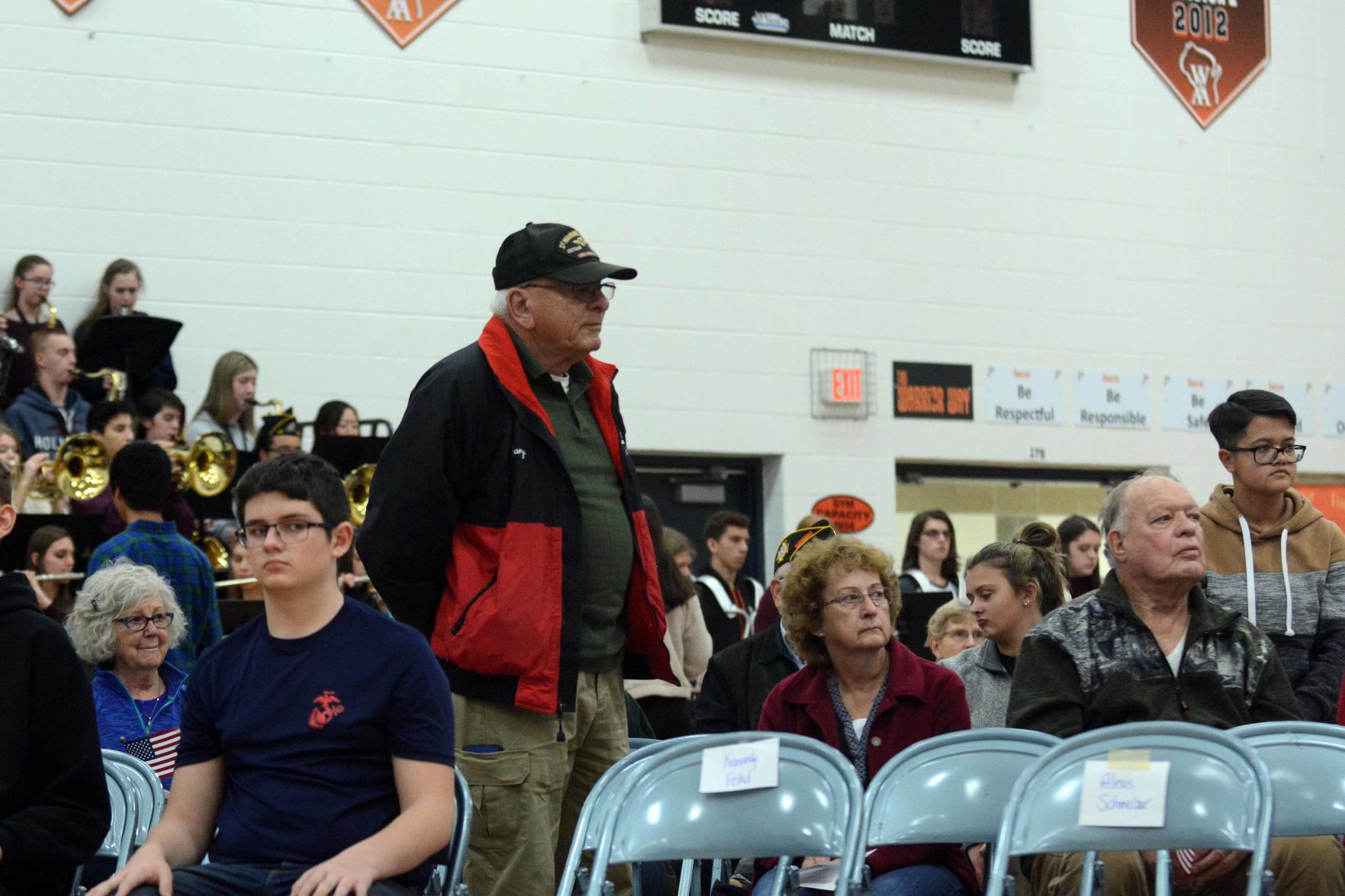 Portage High School Veterans Day ceremony 2019